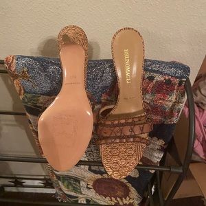 NBW Brunomagli vero cuoio slides NBW